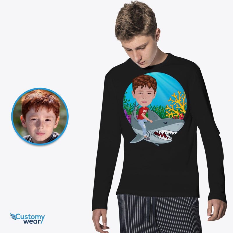 Baby shark boys shirt - Custom whale under the sea birthday tee CustomyWear baby_shark_shirt, boy, kid, Kids, Kids-google, kids_birthday_shirt, Shark_gifts, single-judge, toddl