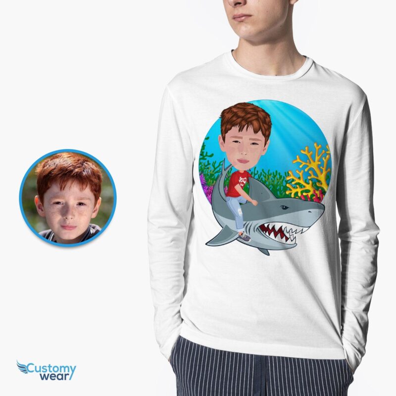 Baby shark boys shirt - Custom whale under the sea birthday tee CustomyWear baby_shark_shirt, boy, kid, Kids, Kids-google, kids_birthday_shirt, Shark_gifts, single-judge, toddl