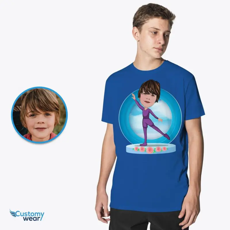 Custom Ballet Dancer T-Shirt - Personalized Photo Tee for Youth-Customywear-Ballet T-shirts