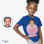 T-shirt personalizzata per ballerina di danza classica - T-shirt con foto personalizzata per magliette per bambini-Customywear-Balletto
