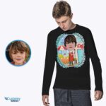 Custom Barista Kid T-Shirt - Personlig fototröja för ungdom-Customywear-Best Seller