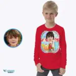 Custom Barista Kid T-Shirt - Personalized Photo Tee for Youth-Customywear-Best Seller