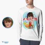 Custom Barista Kid T-Shirt - Personalized Photo Tee for Youth-Customywear-Best Seller