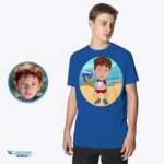 Custom Beach Volleyball Youth T-Shirt - Personalized Kid's Volleyball Tee-Customywear-Boys