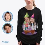 Kemeja Pasangan Ulang Tahun Kustom - Kaos Ulang Tahun Pencocokan yang Dipersonalisasi-Pakaian Khusus-Ulang Tahun