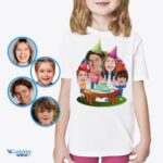 Narozeninové rodinné košile na míru – trička na oslavu na míru pro všechny věkové kategorie – oblečení na míru – narozeniny