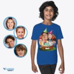 Chemises de famille d’anniversaire personnalisées - Tees personnalisés de célébration de la jeunesse-Customywear-Birthday