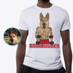 T-shirt personalizzata per cani bodybuilder - Magliette personalizzate per amanti della palestra-Customywear-Camicie per adulti