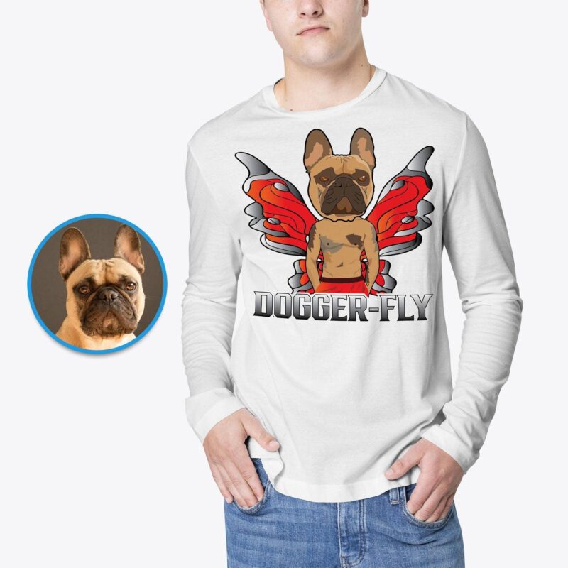 Butterfly angel dog unisex shirt CustomyWear adult, Adult-google, adult2, animal, best dog dad ever, custom_dog_shirt, custom_tshirt, dad dog t s