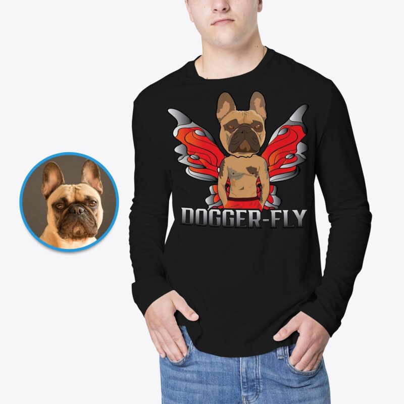 Butterfly angel dog unisex shirt CustomyWear adult, Adult-google, adult2, animal, best dog dad ever, custom_dog_shirt, custom_tshirt, dad dog t s