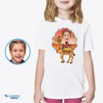 Custom Camel Rider Girl Shirt | Personalized Youth Adventure Tee-Customywear-Animal Lovers