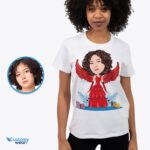 Chemise personnalisée pour femmes ange de Noël | Chemises personnalisées Fairy Fantasy Tee-Customywear-Adult