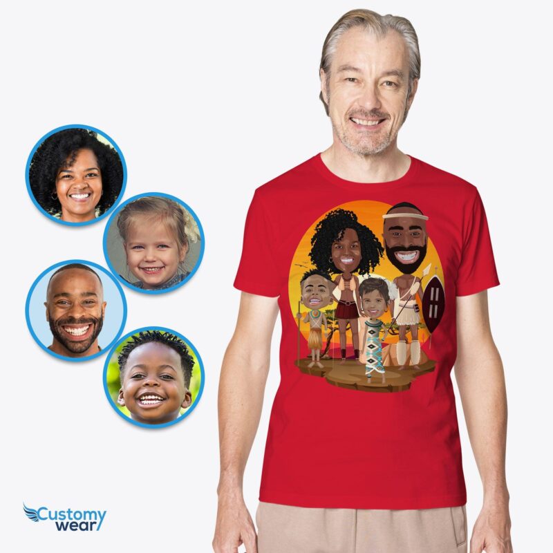 Custom African family shirts, Africa Travel gift, African American dad memorial gift CustomyWear Adult-google, adult2, African_American, african_dress, african_shirt, country_shirts, family-adult,