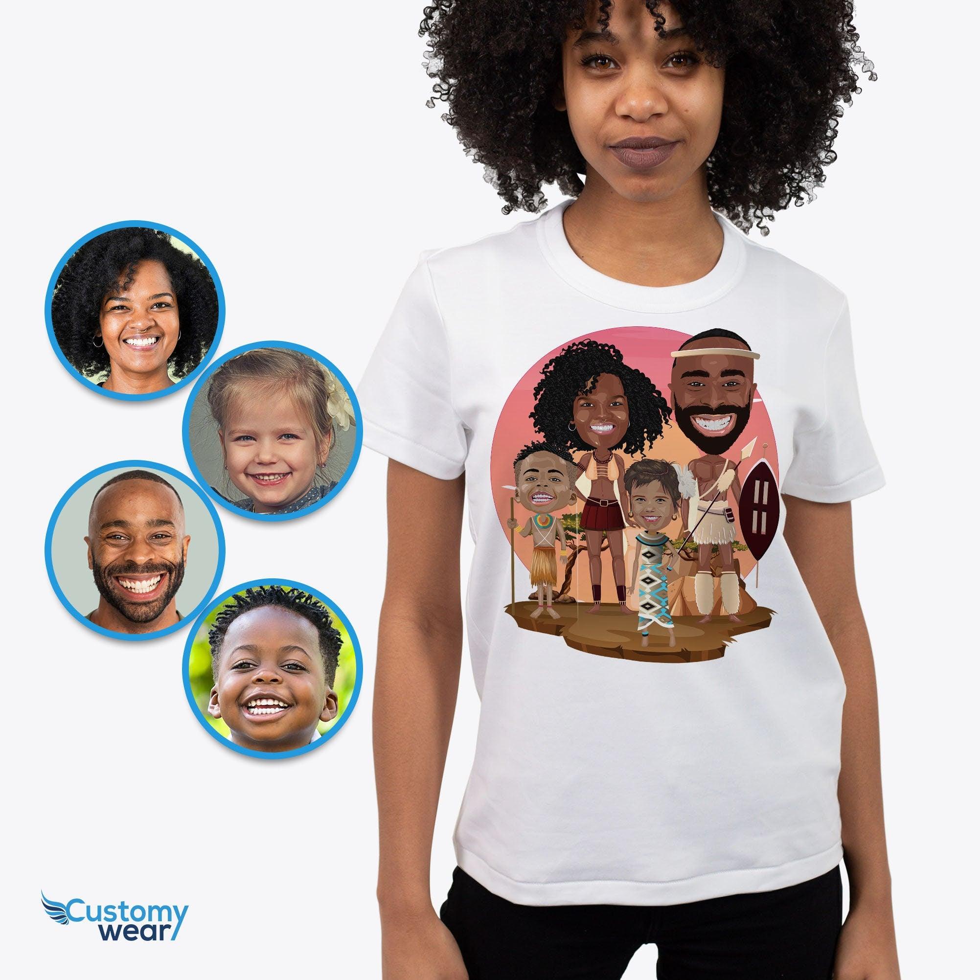 Custom African family shirts, Travel gift for family, African American Mom memorial gift CustomyWear Adult-google, adult2, African_American, african_dress, african_shirt, country_shirts, family-adult,