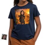 Custom Arabian Girl Hijab Shirt | Personalized Cultural Kids Tee Girl's T-shirts www.customywear.com 5