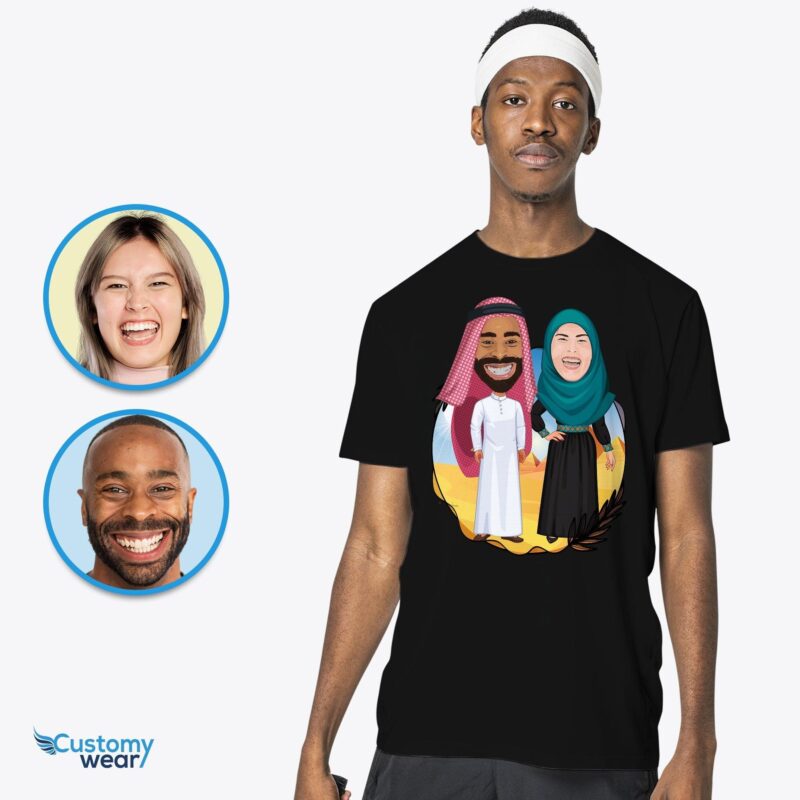 Custom Arabic couple shirt, Arab gift, Arab shirt, Relationship gift for boyfriend CustomyWear Arab_gift, Arab_shirt, boyfriend_gift, his_and_her_shirts, Honeymoon_shirt, Long_distance_gift, matc