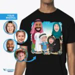 Δημιουργήστε τα προσαρμοσμένα αραβικά οικογενειακά πουκάμισά σας - Εξατομικεύστε τις αναμνήσεις με παραδοσιακή αραβική ενδυμασία-προσαρμοσμένα ρούχα-πουκάμισα για ενήλικες