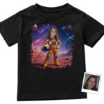 Custom Astronaut Girl Shirt | Personalized Little Sister Alien Moon Tee Customywear www.customywear.com 3 Custom Astronaut Girl Shirt | Personalized Little Sister Alien Moon Tee Girl's T-shirts www.customywear.com 3