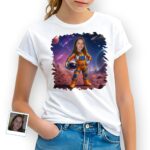 Custom Astronaut Girl Shirt | Personalized Little Sister Alien Moon Tee Customywear www.customywear.com 4 Custom Astronaut Girl Shirt | Personalized Little Sister Alien Moon Tee Girl's T-shirts www.customywear.com 4