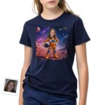 Custom Astronaut Girl Shirt | Personalized Little Sister Alien Moon Tee Customywear www.customywear.com 5 Custom Astronaut Girl Shirt | Personalized Little Sister Alien Moon Tee Girl's T-shirts www.customywear.com 5