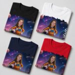 Custom Astronaut Girl Shirt | Personalized Little Sister Alien Moon Tee Customywear www.customywear.com 8 Custom Astronaut Girl Shirt | Personalized Little Sister Alien Moon Tee Girl's T-shirts www.customywear.com 8