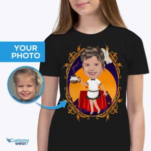 Baristická košeľa na mieru pre dievčatá | Personalizované tričko čašníčky Axtra – VŠETKY vektorové tričká – pánske www.customywear.com
