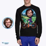 Custom Bike Rider Shirt | Biker Cyclist Tee | Personalized Gift-Customywear-Adult shirts