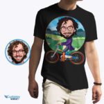 Custom Bike Rider Shirt | Biker Cyclist Tee | Personalized Gift-Customywear-Adult shirts