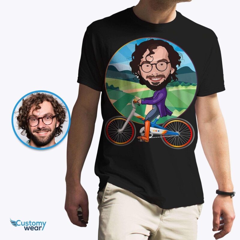 Custom Bike rider shirt, Biker T-shirt, Cyclist tee, Bike lover gifts CustomyWear adult2, Bike lover gifts, Biker T-shirt, Custom Bike rider shirt, custom_tshirt, Cyclist tee, male,