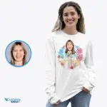 Transform Your Photo into a Custom Bride T-Shirt - Personalized Gift for Bride to Be-Customywear-Adult shirts