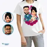 Custom Couples Portrait Tee - Personalized Caricature Anniversary Gifts-Customywear-Adult shirts