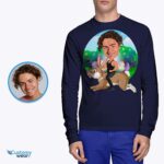 Покатайтесь на пасхальном кролике: персонализированная футболка на заказ-одежда на заказ-рубашки для взрослых