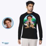 Покатайтесь на пасхальном кролике: персонализированная футболка на заказ-одежда на заказ-рубашки для взрослых