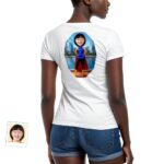 Custom Female Superhero Comic Shirt – Personalized Heroic Tee T-shirts for Women www.customywear.com 7