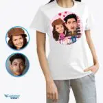 Create Your Custom Honeymoon Couple Shirts - Personalized Photo Tees-Customywear-Adult shirts