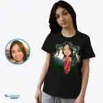 Custom Traditional Indian Dress T-Shirt - Personalized Photo Tee for Travel Enthusiasts-Customywear-Adult shirts