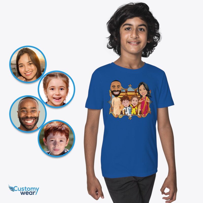 Custom Indian family youth shirt, India Country shirts, Indian gift, Boys Indian shirt CustomyWear Birthday_shirts, Boys_Indian_shirt, Country_shirts, custom_family_shirts, India_Country_shirts, indi