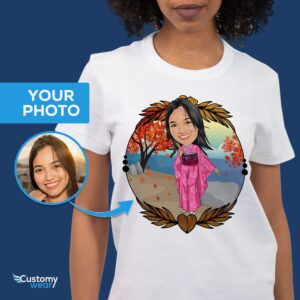 Transform Your Photo into a Custom Japanese Tee – Personalized Travel Lover Gift Adult shirts www.customywear.com