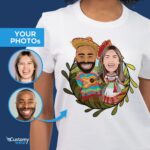 Personliga mexikanska parskjortor | Anpassade Mexicana Matchande T-shirts-Customywear-Vuxen skjortor