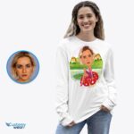 🌿 T-shirt champignon personnalisé - Tee-shirt photo personnalisé pour femmes-Customywear-Chemises adultes