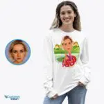 🌿 Personalized Mushroom T-Shirt - Custom Photo Tee for Women-Customywear-Adult shirts