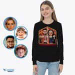 👩‍⛪️👨‍⛪️ Aangepaste priester- en nonfamilieshirts | Katholiek-christelijk cadeau 🙏-Customywear-Familieshirts voor kinderen