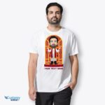 🎨 Gepersonaliseerde trouwambtenaar T-shirt | Transformeer uw foto in een Priest Design-Customywear-Adult-overhemden