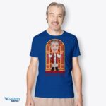 🎨 Gepersonaliseerde trouwambtenaar T-shirt | Transformeer uw foto in een Priest Design-Customywear-Adult-overhemden