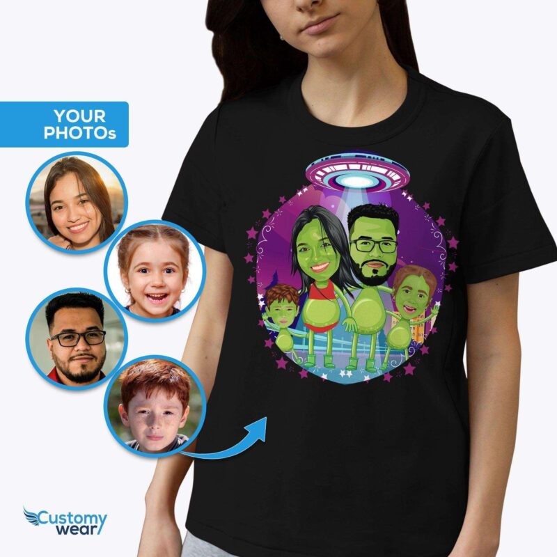Custom alien family shirt, Step mom gift, Alien gift for family CustomyWear Adult-google, adult2, alien ant farm shirt, alien cat shirt, alien film t shirt, alien graphic tee,