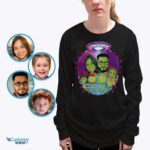 Personalized Alien Family Shirt: Custom Space Adventure Tee-Customywear-Adult shirts