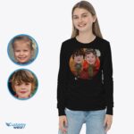 Custom Army Siblings Shirts - Personalized US Army Youth Apparel for Young Patriots-Customywear-Siblings