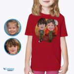 Custom Army Siblings Shirts - Personalized US Army Youth Apparel for Young Patriots-Customywear-Siblings