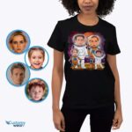 Custom Astronaut Family Shirt - Personalized Space-Themed Gift for New Parents-Customywear-Adult shirts