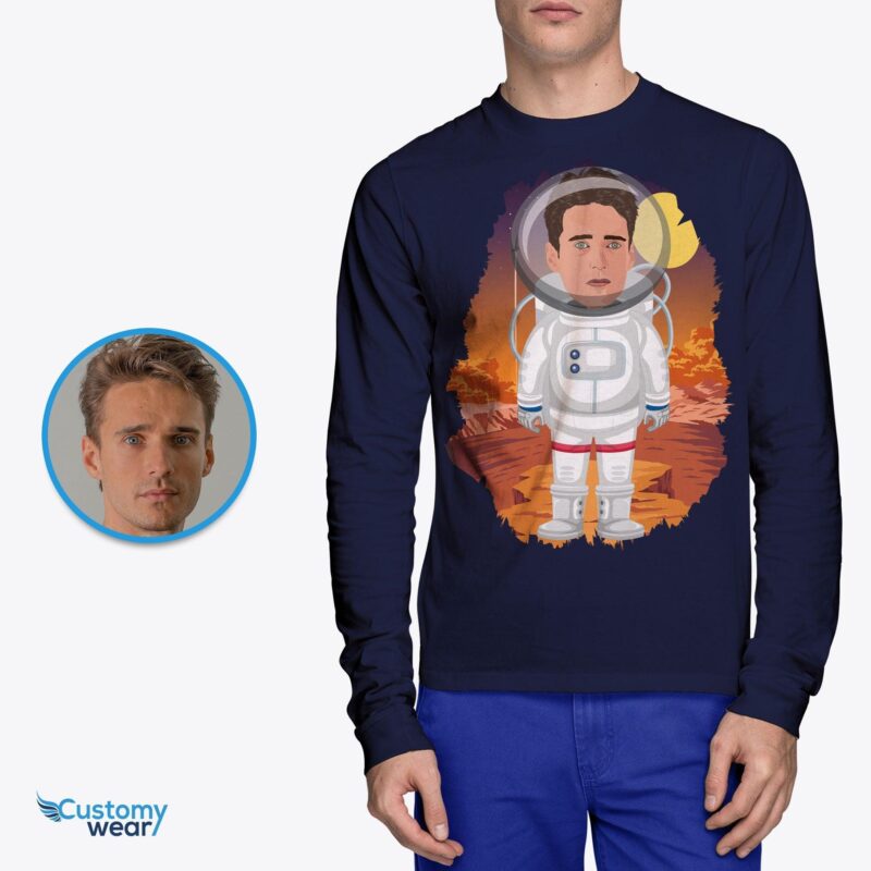Custom astronaut shirt, Alien shirt, Science shirt for him CustomyWear adult2, alien_shirt, best, earth_shirt, male, men, Profession, retirement, science_shirt, single-jud